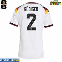 Deutschland Antonio Rudiger #2 Heimtrikot Frauen WM 2026 Kurzarm